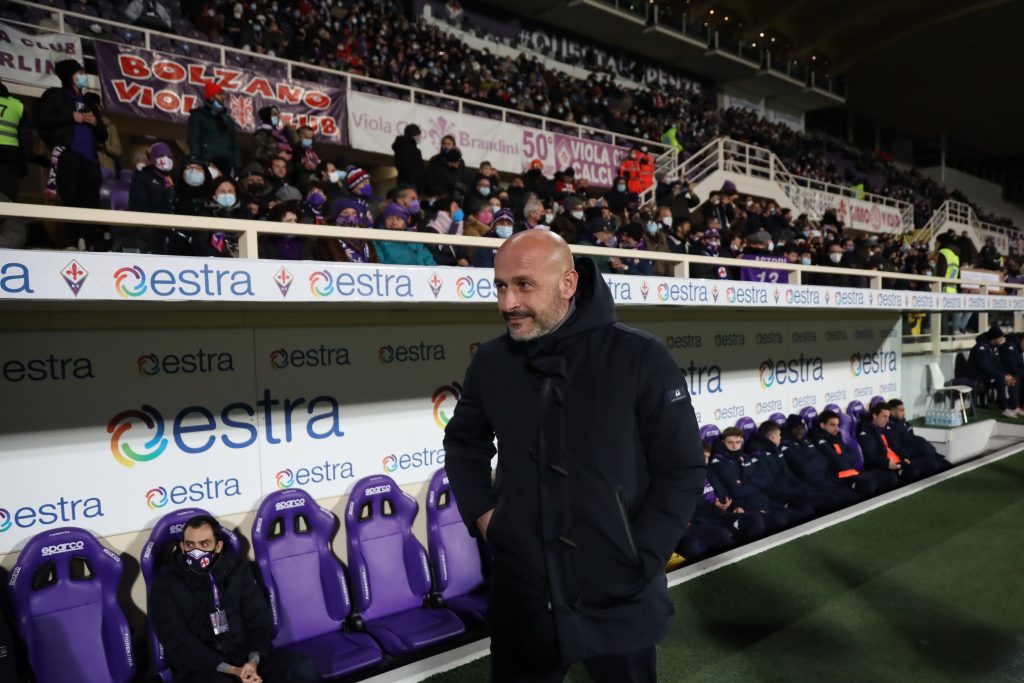 FIRENZE STADIO ARTEMIO FRANCHI PARTITA COPPA ITALIA 2021 2022 FIORENTINA VS BENEVENTO