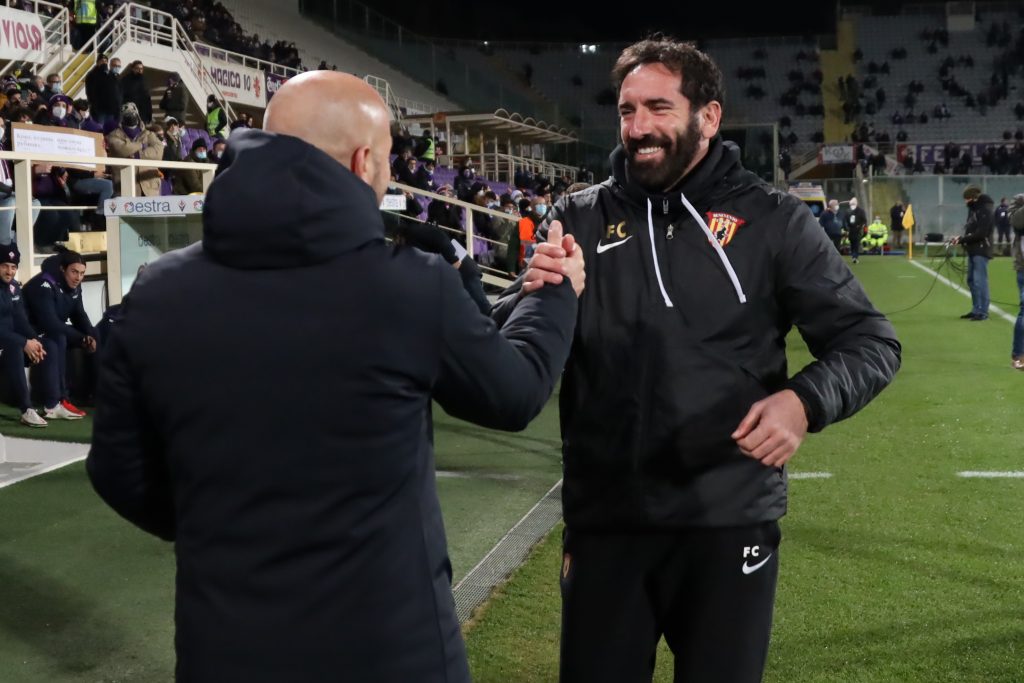 FIRENZE STADIO ARTEMIO FRANCHI PARTITA COPPA ITALIA 2021 2022 FIORENTINA VS BENEVENTO
