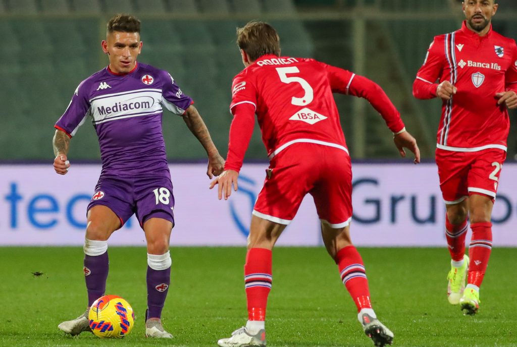 FIRENZE STADIO ARTEMIO FRANCHI CAMPIONATO SERIE A CALCIO FIORENTINA VS SAMPDORIA