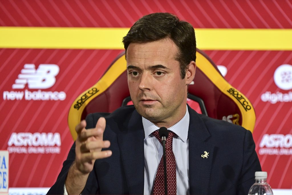 AS Roma Training Session And Press Conference