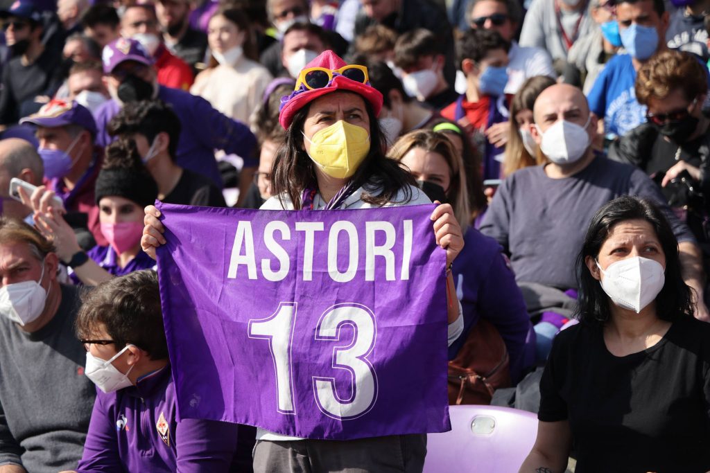 Astori striscione tifosi