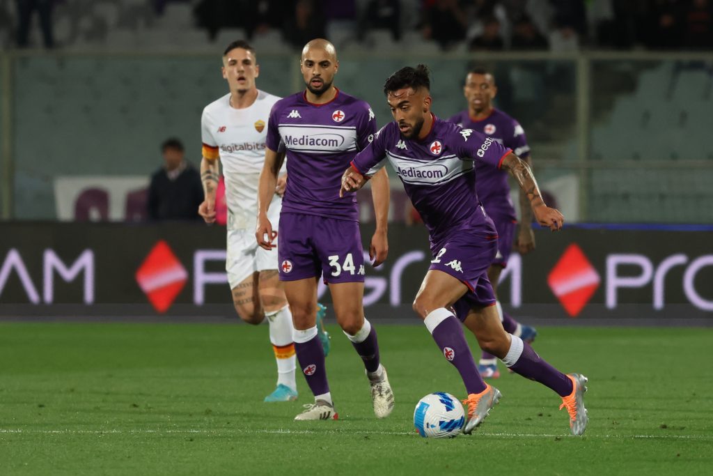 FIRENZE STADIO ARTEMIO FRANCHI PARTITA CAMPIONATO SERIE A 2021 2022 FIORENTINA VS ROMA