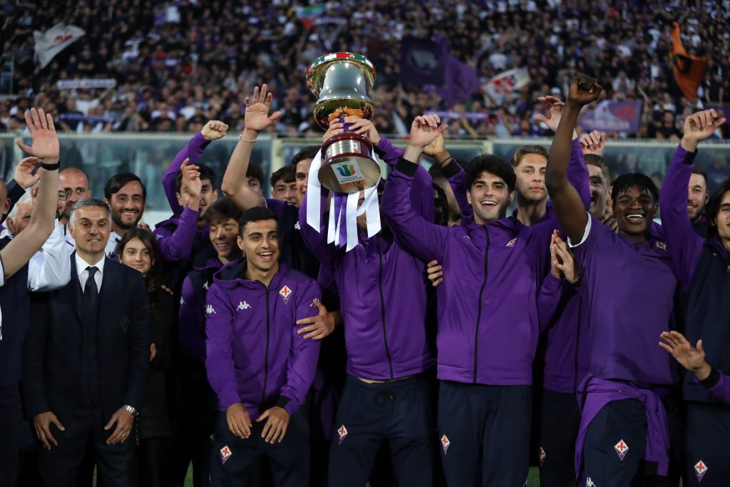 FIRENZE STADIO ARTEMIO FRANCHI PARTITA CAMPIONATO SERIE A 2021 2022 FIORENTINA VS ROMA