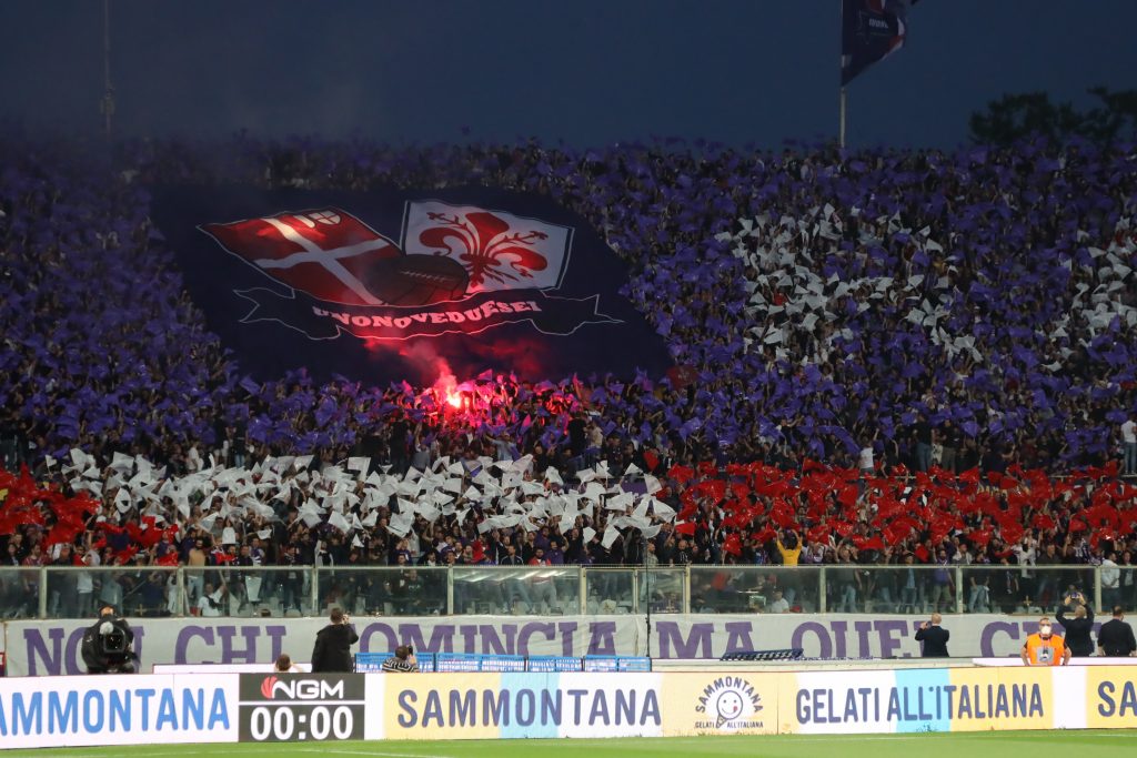 FIRENZE STADIO ARTEMIO FRANCHI PARTITA CAMPIONATO SERIE A 2021 2022 FIORENTINA VS ROMA