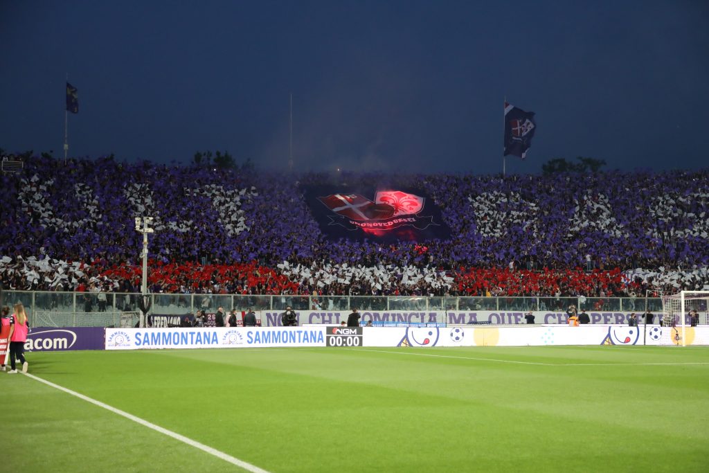 FIRENZE STADIO ARTEMIO FRANCHI PARTITA CAMPIONATO SERIE A 2021 2022 FIORENTINA VS ROMA