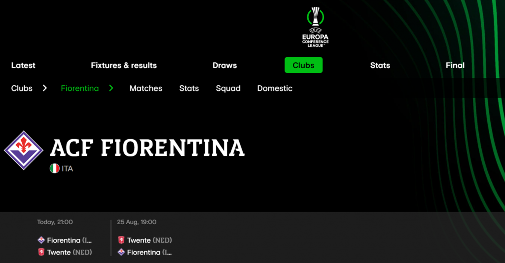 Fiorentina UEFA