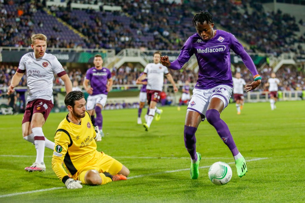 FIRENZE STADIO ARTEMIO FRANCHI CONFERENCE LEAGUE FIORENTINA VS HEARTS