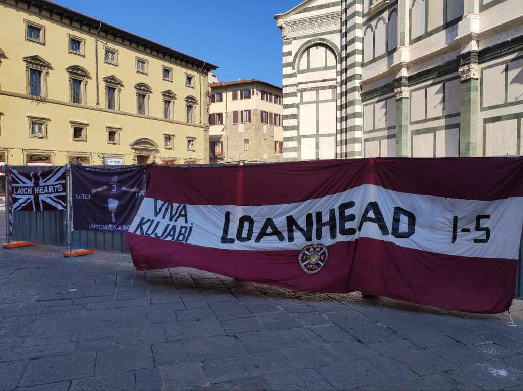 striscione Hearts