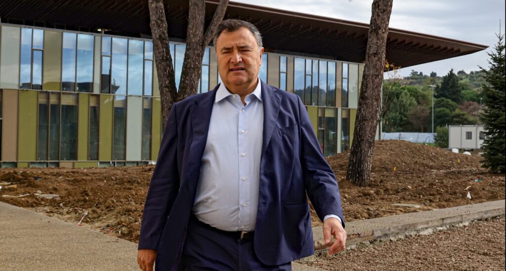 BAGNO A RIPOLI VIOLA PARK FIORENTINA  VISITA RAPPRESENTANZA DE LA NAZIONE AL CANTIERE GUIDATI DAL DIRETTORE JOE BARONE