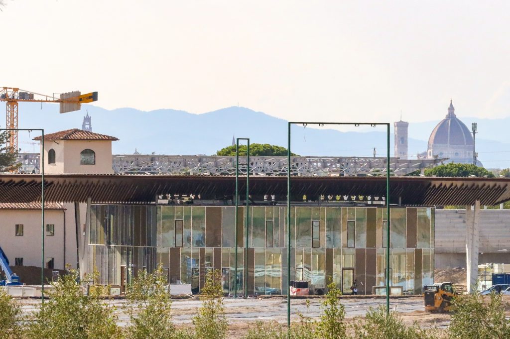 BAGNO A RIPOLI VIOLA PARK CANTIERE AVANZAMENTO LAVORI