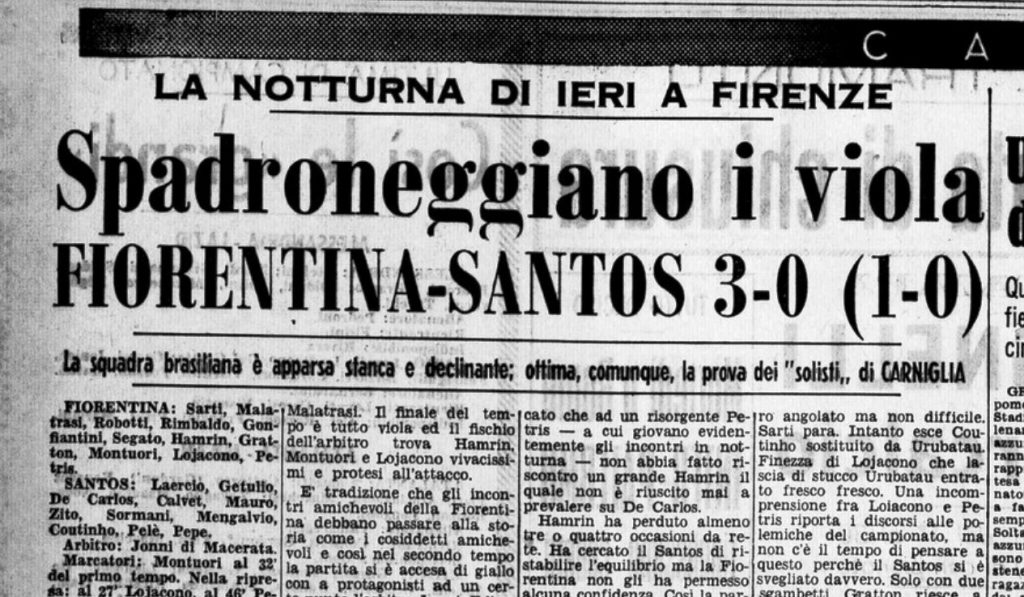 Fiorentina-Santos 3-0 1960