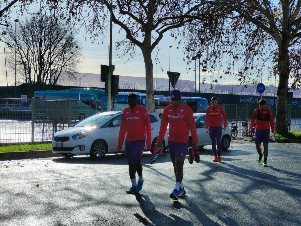 Fiorentina allenamento