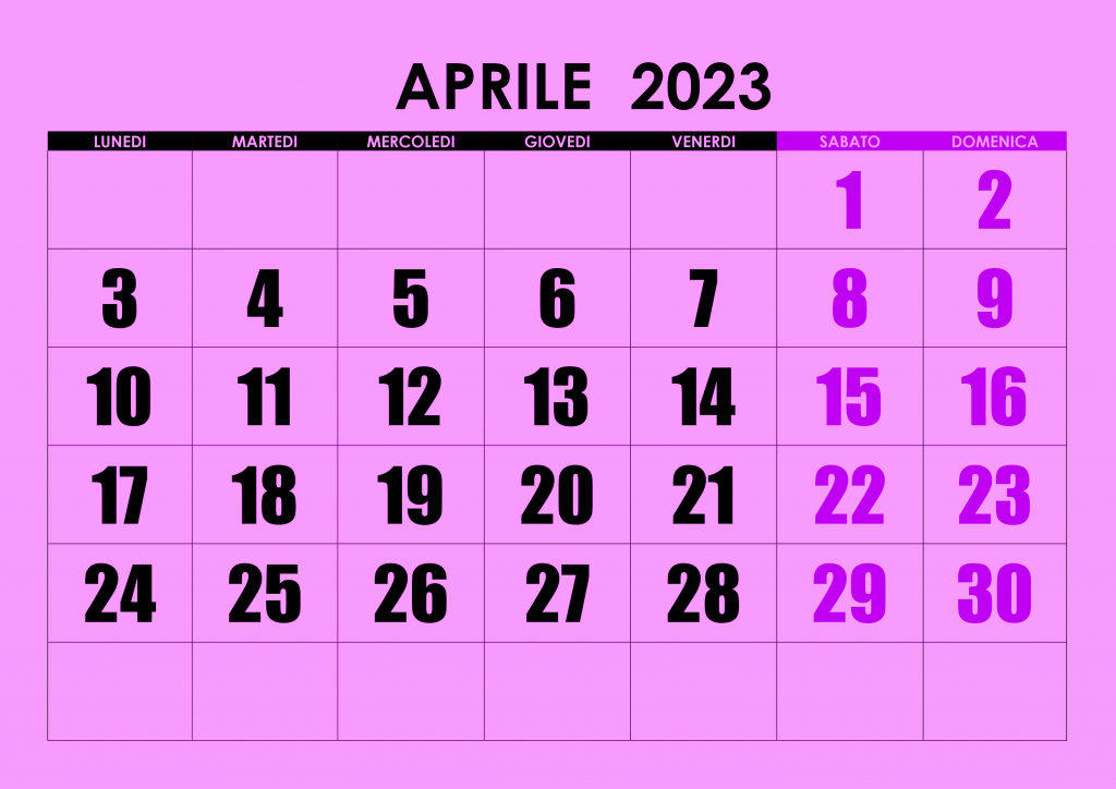 Aprile 2023