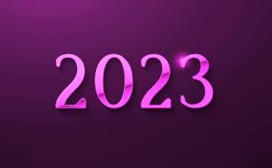 Happy New Year 2023. luxury golden number 2023. vector illustration