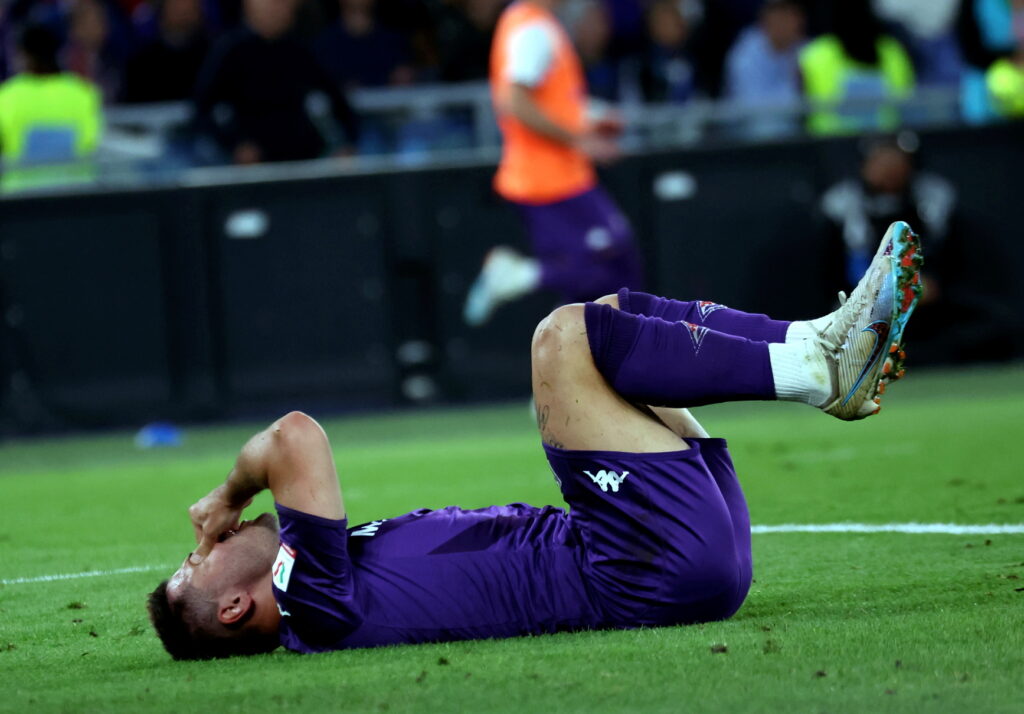 ROMA STADIO OLIMPICI FINALE DI COPPA ITALIA FIORENTINA VS INTER NELLA FOTO