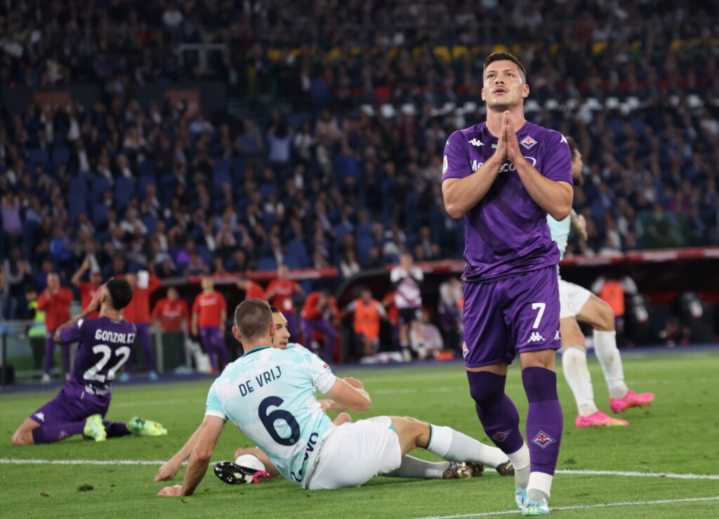 ROMA STADIO OLIMPICI FINALE DI COPPA ITALIA FIORENTINA VS INTER NELLA FOTO