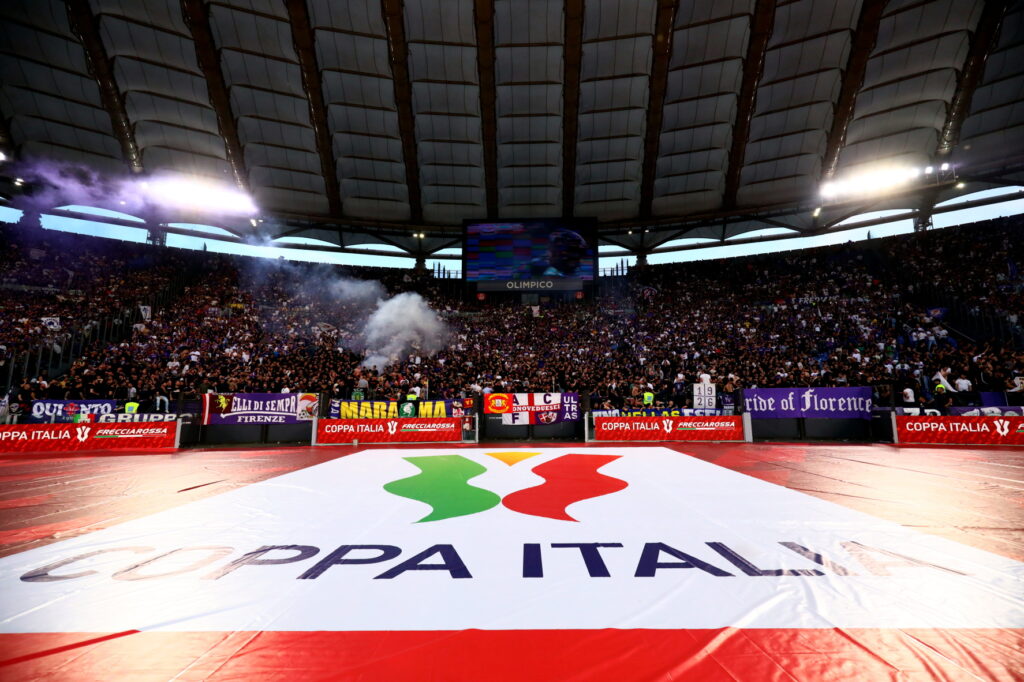 ROMA STADIO OLIMPICI FINALE DI COPPA ITALIA FIORENTINA VS INTER NELLA FOTO