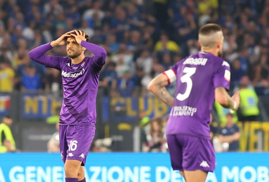 ROMA STADIO OLIMPICI FINALE DI COPPA ITALIA FIORENTINA VS INTER NELLA FOTO
