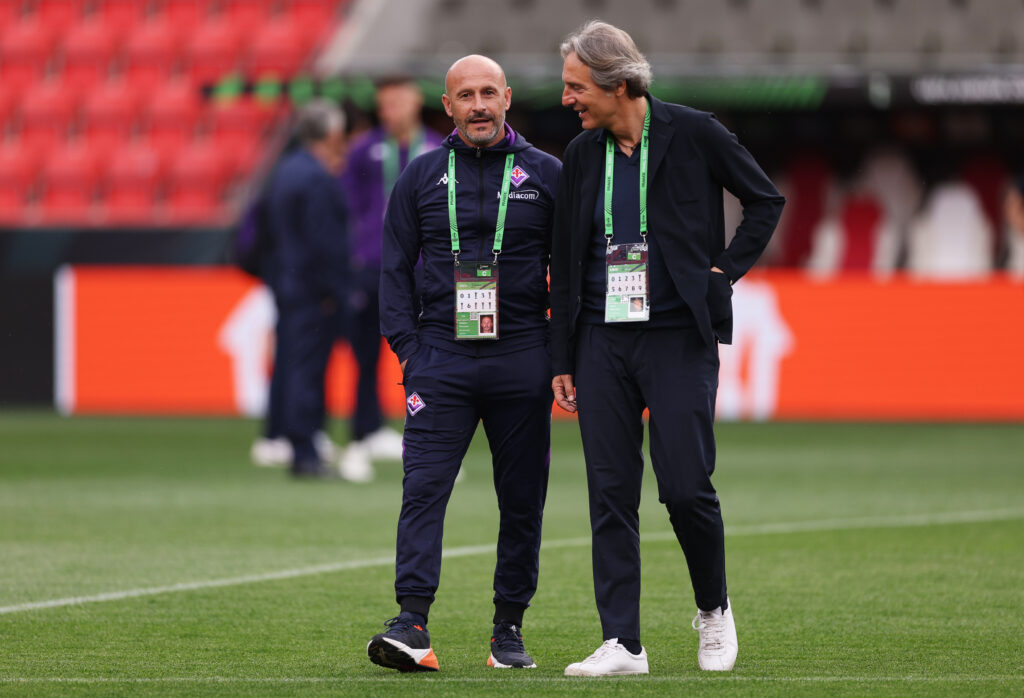 ACF Fiorentina Training Session And Press Conference - UEFA Europa Conference League Final 2022/23