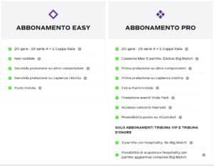 abbonamenti
