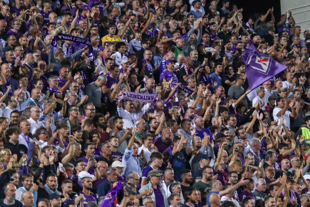 FIRENZE STADIO ARTEMIO FRANCHI PLAY OFF UEFA CONFERENCE LEAGUE FIORENTINA VS RAPID VIENNA