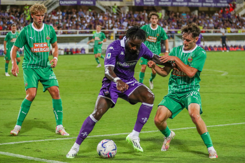 FIRENZE STADIO ARTEMIO FRANCHI PLAY OFF UEFA CONFERENCE LEAGUE FIORENTINA VS RAPID VIENNA