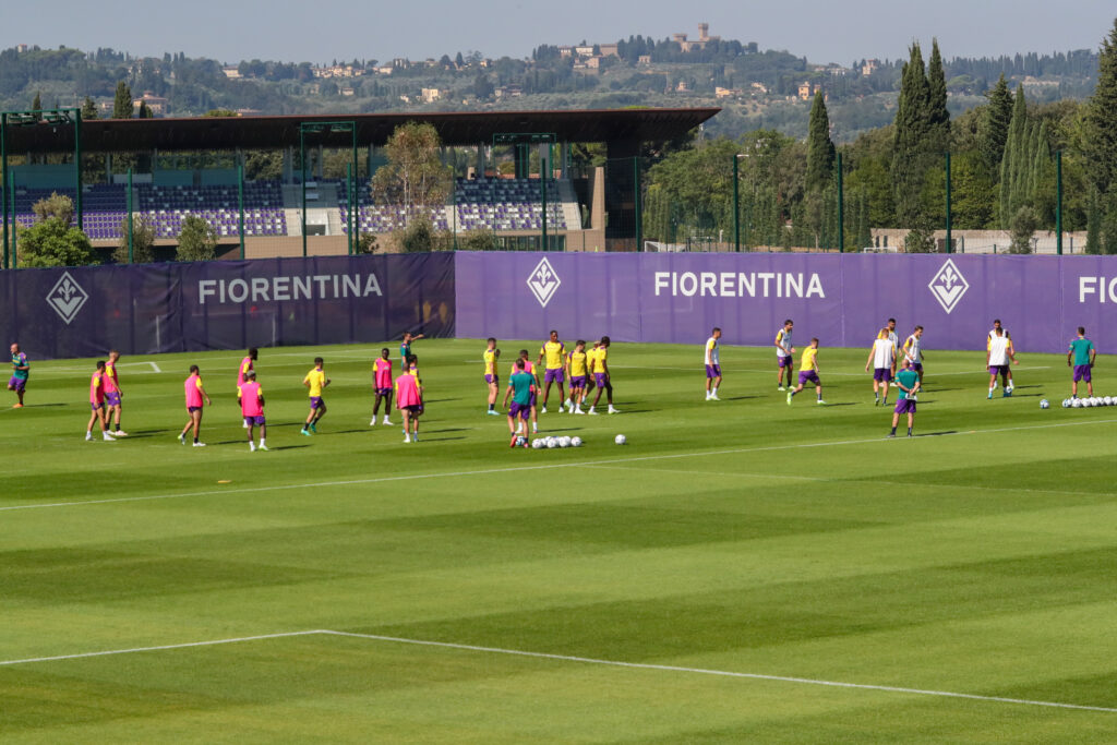BAGNO A RIPOLI VIOLA PARK ALLENAMENTO DELLA FIORENTINA IN VISTA DELLA PARTITA CONTRO IL RAPID VIENNA