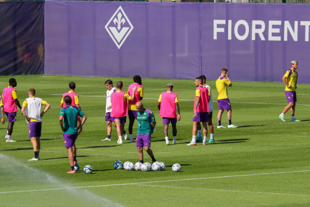 BAGNO A RIPOLI VIOLA PARK ALLENAMENTO DELLA FIORENTINA IN VISTA DELLA PARTITA CONTRO IL RAPID VIENNA
