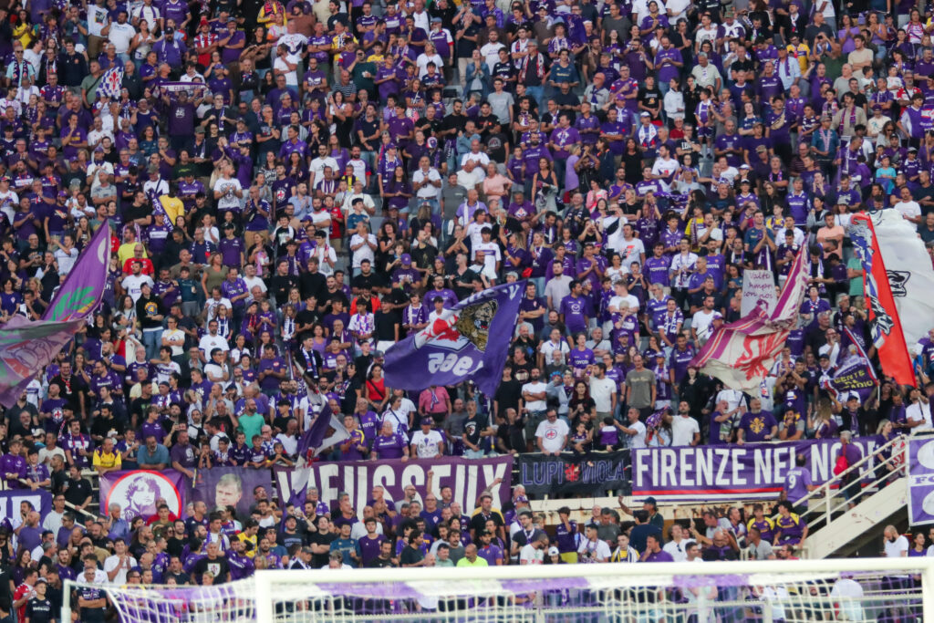 FIRENZE STADIO ARTEMIO FRANCHI PLAY OFF UEFA CONFERENCE LEAGUE FIORENTINA VS RAPID VIENNA
