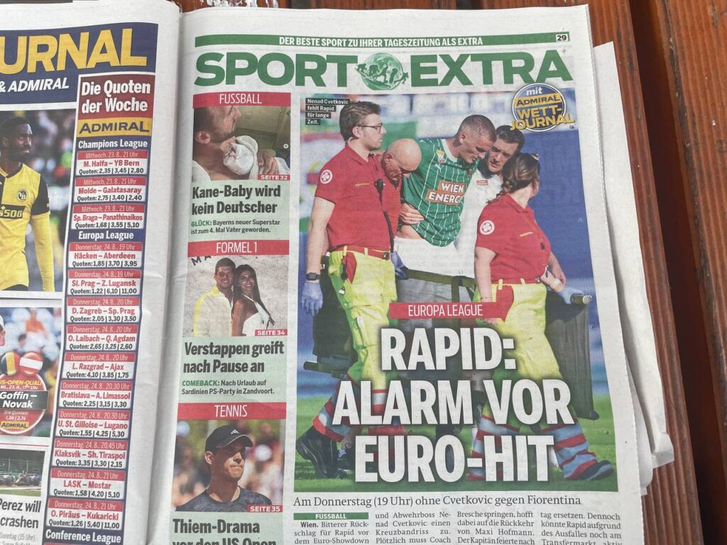 Prima pagina Austria