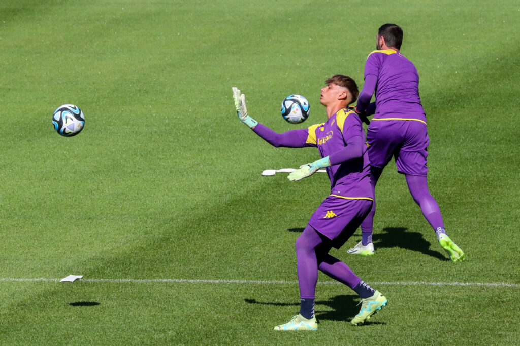BAGNO A RIPOLI VIOLA PARK ALLENAMENTO DELLA FIORENTINA IN VISTA DELLA PARTITA CONTRO IL RAPID VIENNA