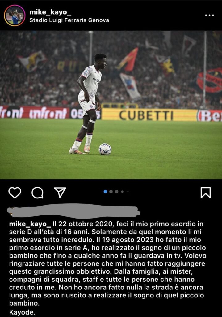 POST INSTAGRAM KAYODE