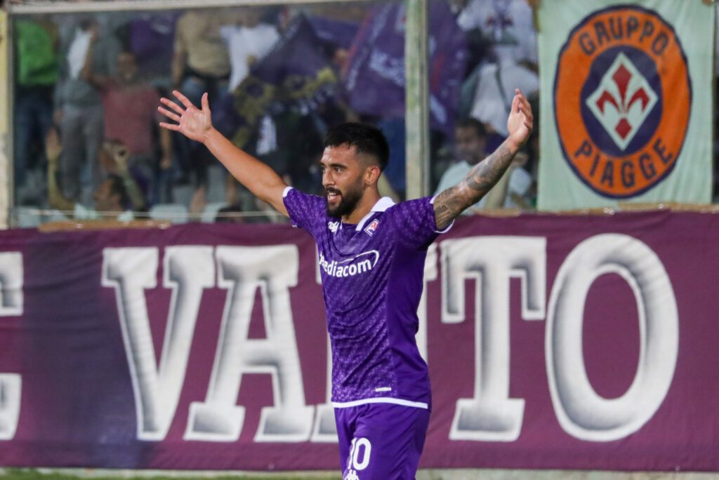 FIRENZE STADIO ARTEMIO FRANCHI PLAY OFF UEFA CONFERENCE LEAGUE FIORENTINA VS RAPID VIENNA