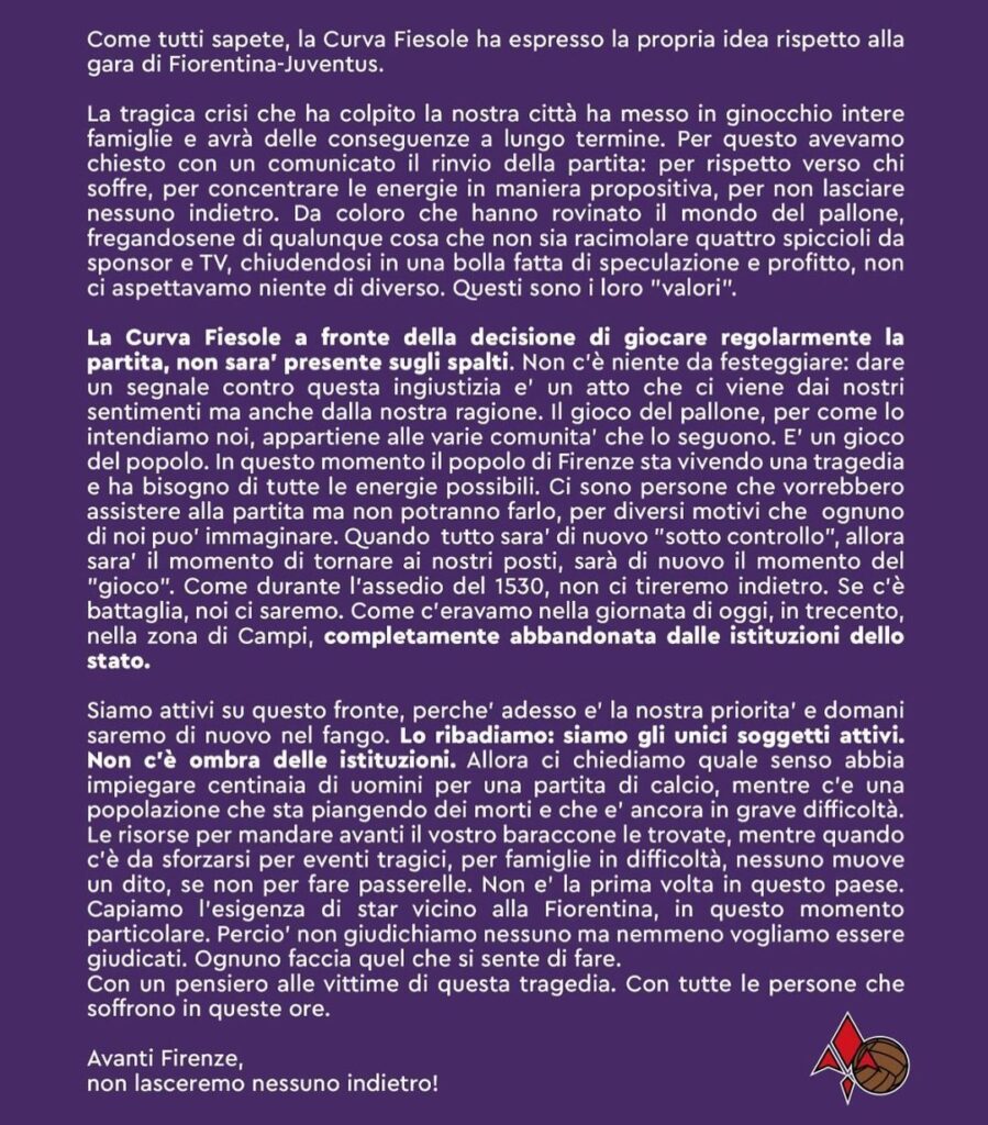 curva fiesole