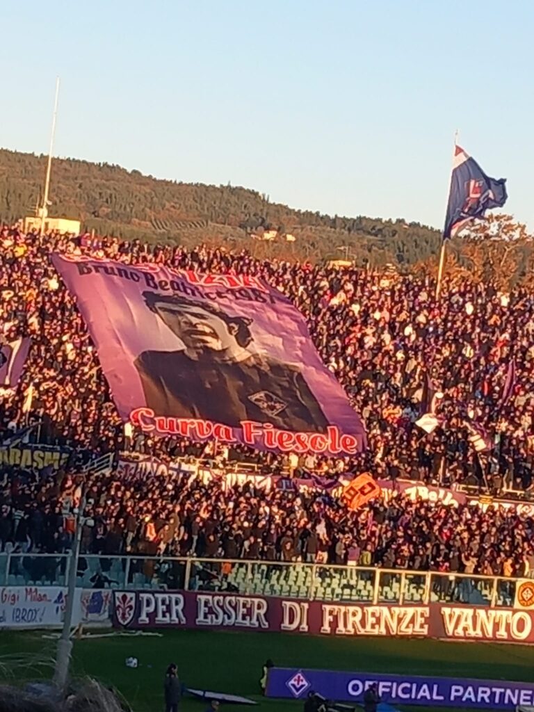 Striscione Beatrice Stadio 2023