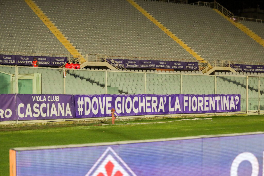FIRENZE STADIO ARTEMIO FRANCHI COPPA ITALIA FIORENTINA VS BOLOGNA