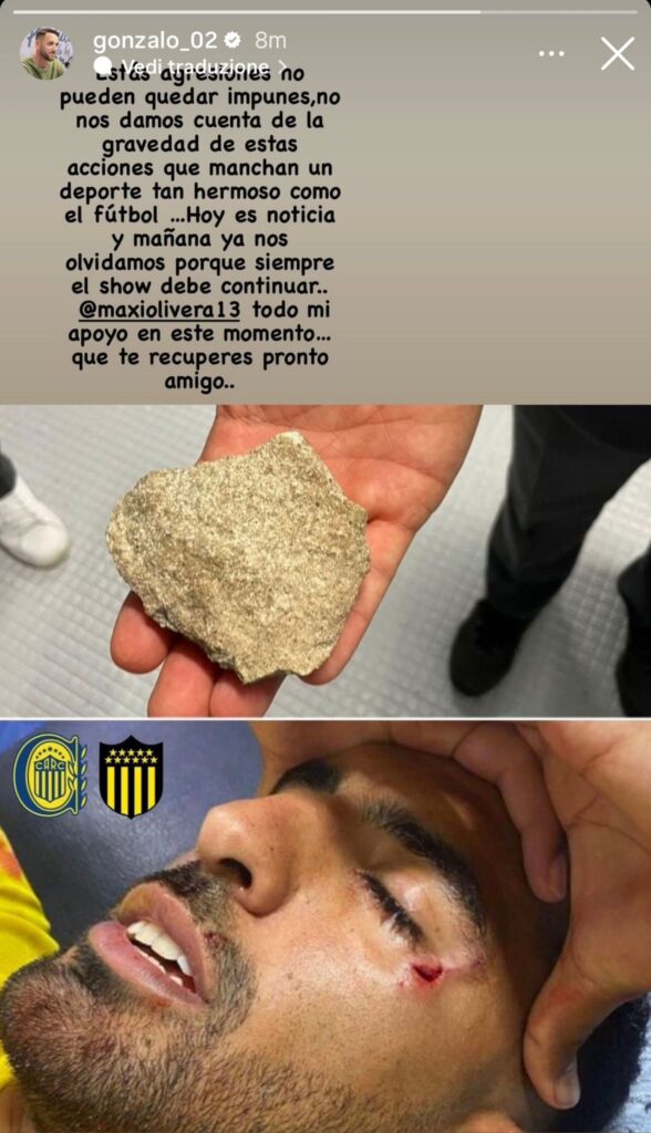 Gonzalo Rodriguez su Maxi Olivera