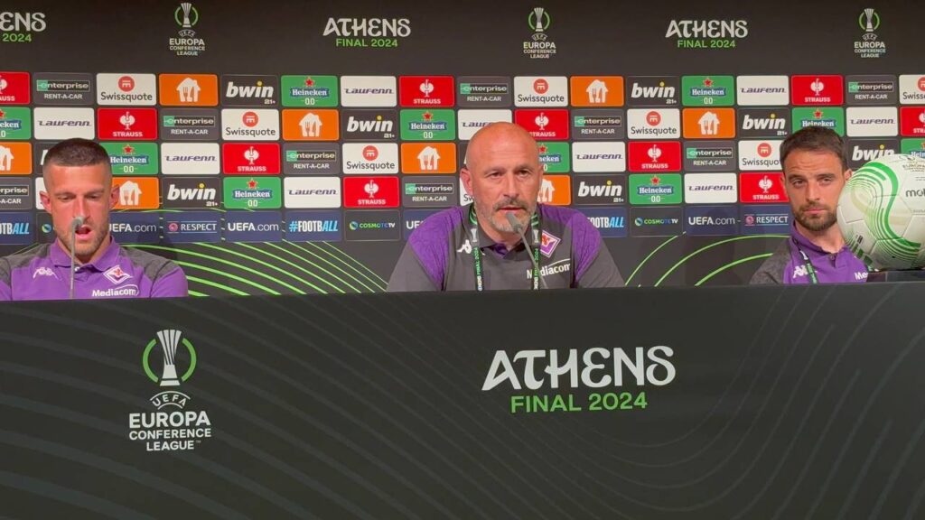 Italiano in conferenza stampa