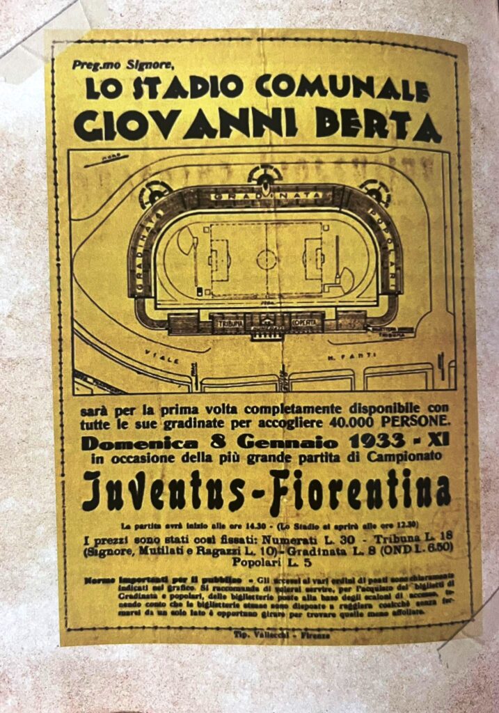 Fiorentina-Juventus 1933 da E-20