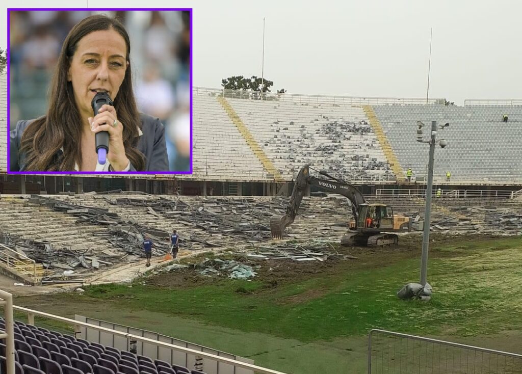 Sara Funaro e stadio Franchi