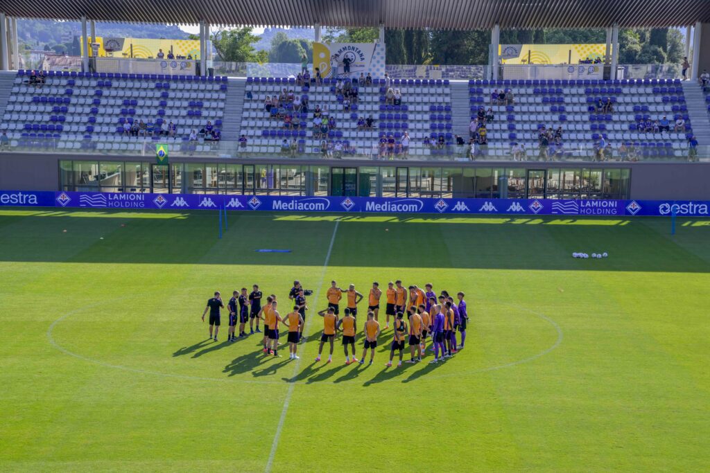 BAGNO A RIPOLI AL VIOLA PARK PROSEGUE IL RITIRO ESTIVO DELLA FIORENTINA IN PREPARAZIONE ALLA PROSSIMA STAGIONE SPORTIVA