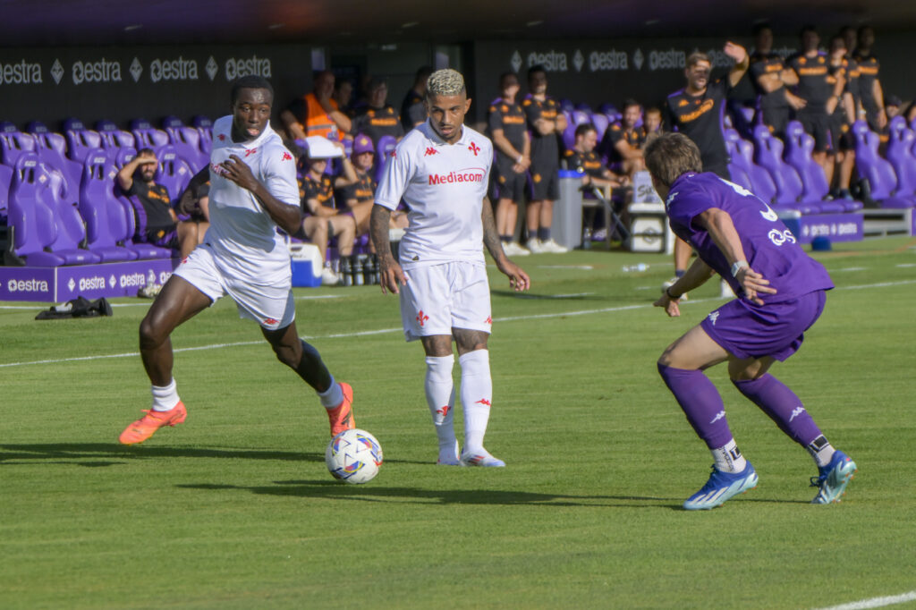 BAGNO A RIPOLI AL VIOLA PARK SI E' SVOLTA LA PRIMA AMICHEVOLE ESTIVA DELLA FIORENTINA CONTRO LA PRIMAVERA