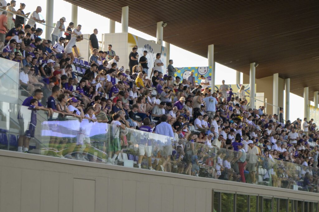 BAGNO A RIPOLI AL VIOLA PARK SI E' SVOLTA LA PRIMA AMICHEVOLE ESTIVA DELLA FIORENTINA CONTRO LA PRIMAVERA