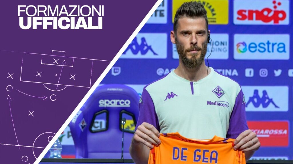 De Gea formazioni ufficiali