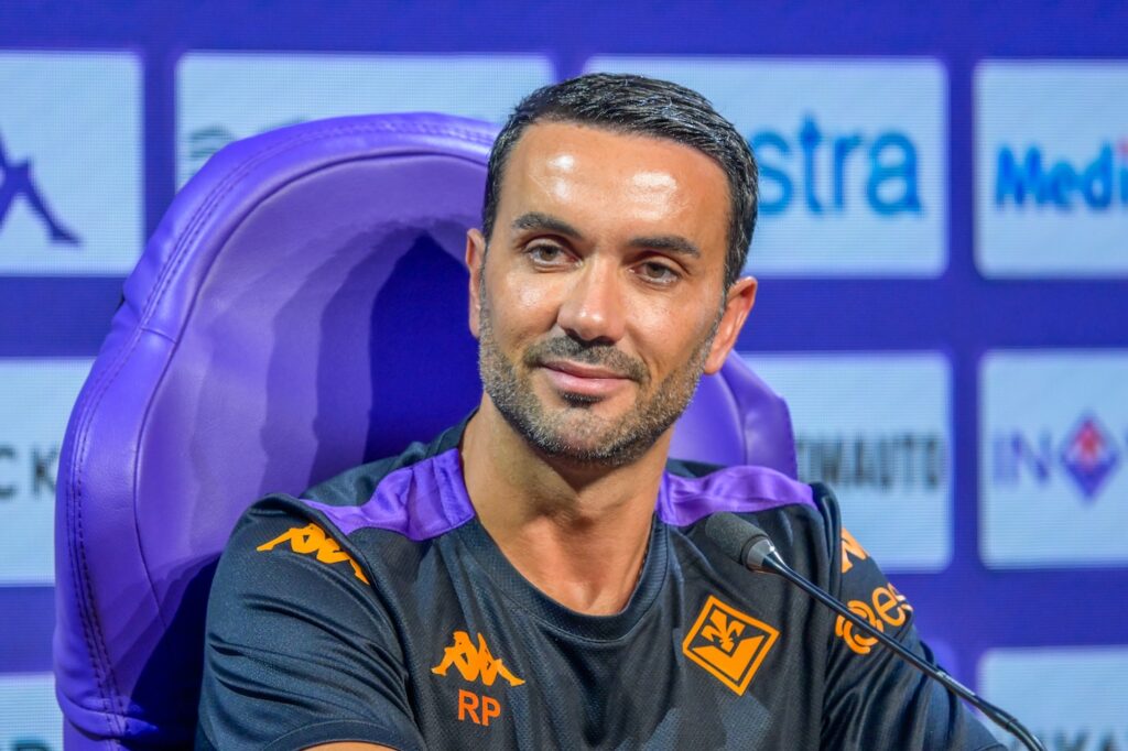BAGNO A RIPOLI AL VIOLA PARK SI E' SVOLTA LA CONFERENZA STAMPA DELLA FIORENTINA IN VISTA DEL PRELIMINARE DI CONFERENCE LEAGUE CONTRO IL PUSKAS ACADEMY