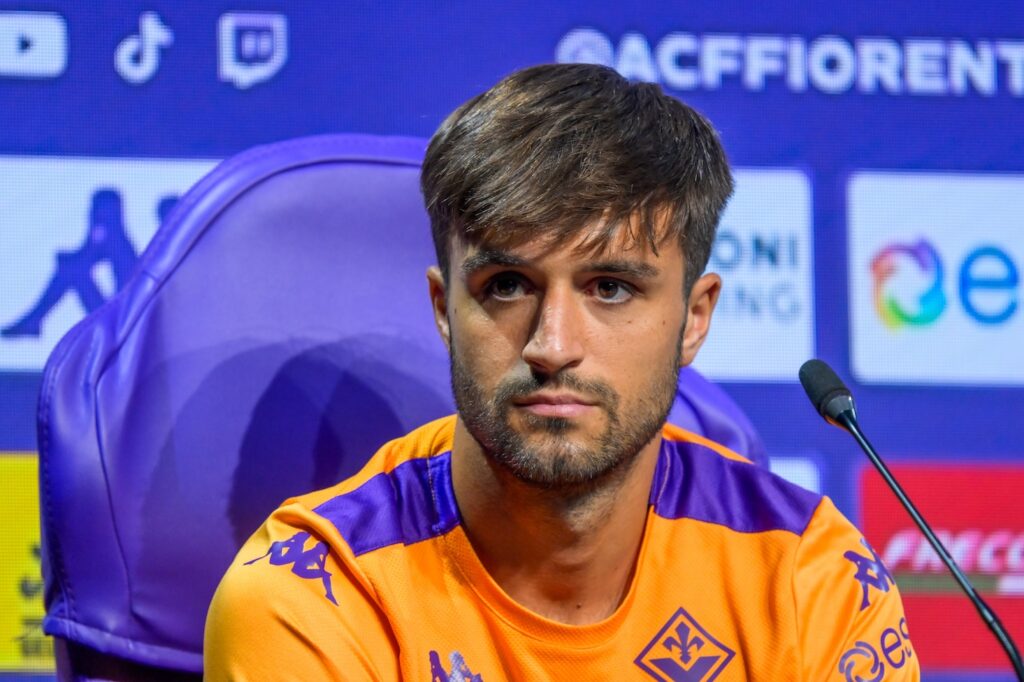 BAGNO A RIPOLI AL VIOLA PARK SI E' SVOLTA LA CONFERENZA STAMPA DELLA FIORENTINA IN VISTA DEL PRELIMINARE DI CONFERENCE LEAGUE CONTRO IL PUSKAS ACADEMY