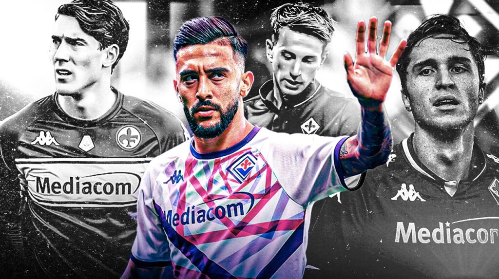 Nico Vlahovic Chiesa Bernardeschi grafica