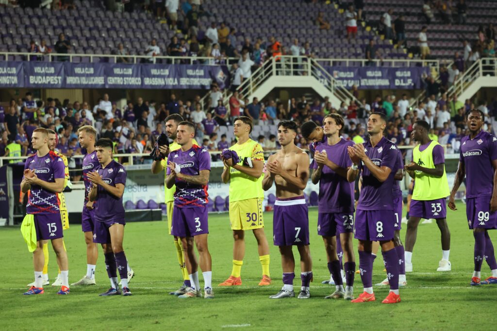 FIRENZE STADIO ARTEMIO FRANCHI PARTITA UEFA CONFERENCE LEAGUE 2024 2025 FIORENTINA VS PUSKAS ACADEMY