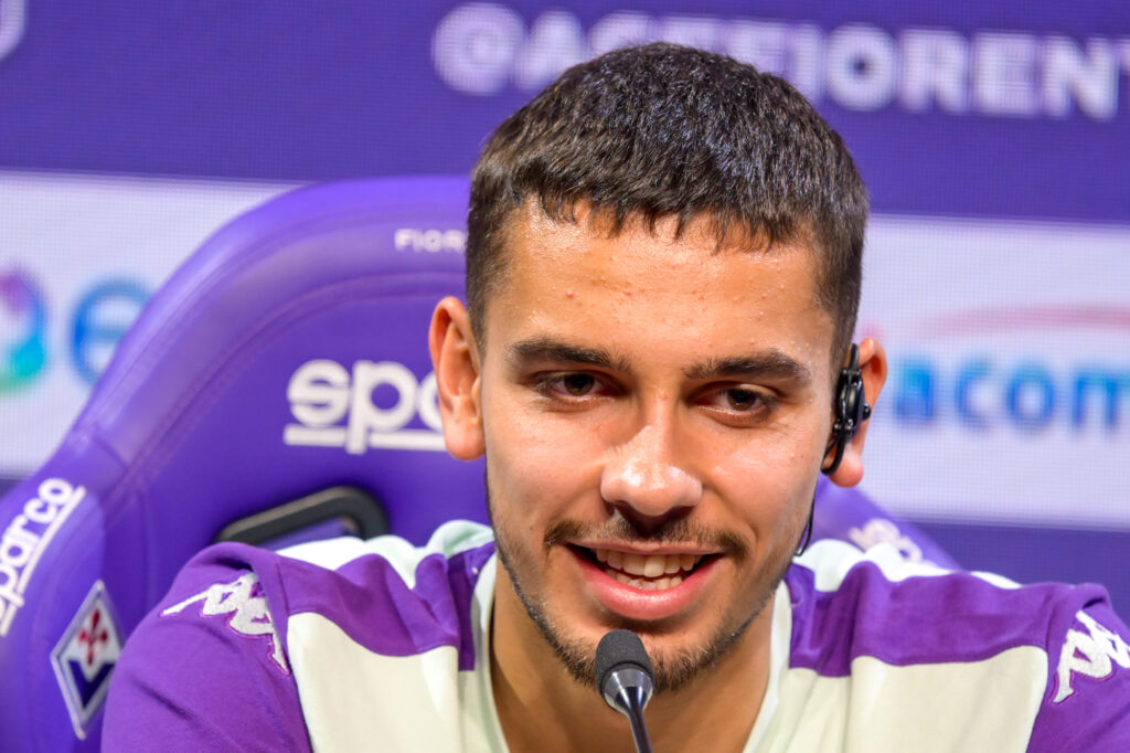 BAGNO A RIPOLI AL VIOLA PARK E' STATO PRESENTATO IL NUOVO ACQUISTO DELLA FIORENTINA MATIAS MORENO