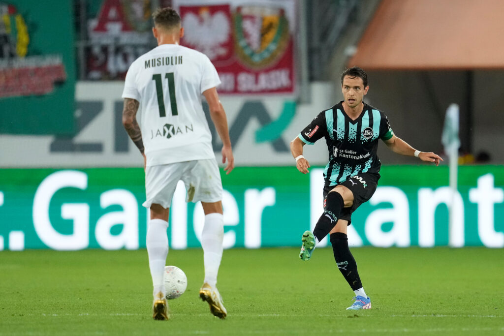St. Gallen 1879 v WKS Slask Wroclaw - UEFA Conference League Third Qualifying Round: First Leg